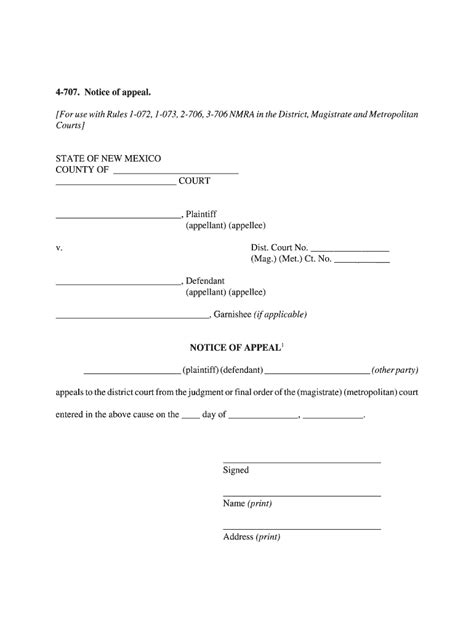 If an appellant shall fail to comply with the provisions of this rule, the court may dismiss the appeal sua sponte pursuant to rule 29(b). Appeal Forms - Fill Out and Sign Printable PDF Template ...