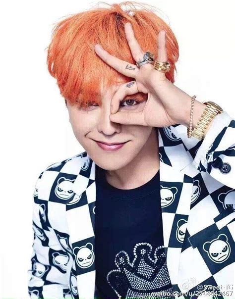 The philosophically charged quote read: Appreciation G-Dragon Red Hair Appreciation # ...