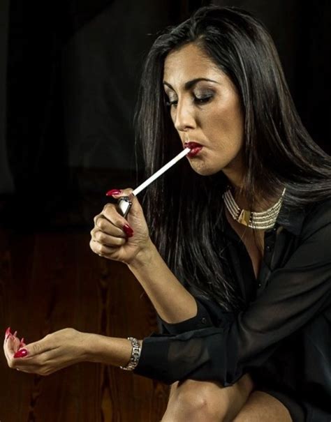 Smoking Mature Woman