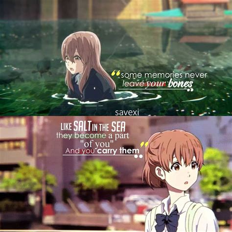 Sauce ⇒ a silent voice hi guys!i'm shirochi^^i edit anime quotes i take requests really seldom i'm still new to pinterest but i hope we'll all get along well. Pin by Anime Is Life on Anime | Anime quotes, Anime life, Anime