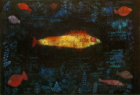 Scroll down below for step by step directions and make your very own fish magic paul klee art. The Golden Fish - Paul Klee Paintings