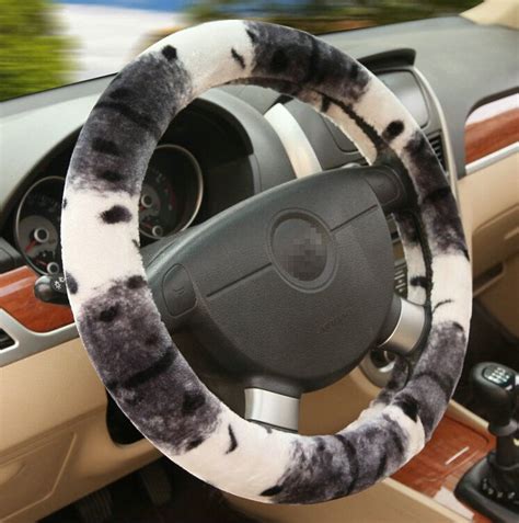 Maybe you would like to learn more about one of these? $35.75 Classic Cow Print Car Steering Wheel Wrap Velvet 15 ...