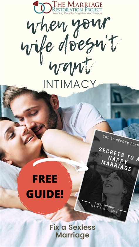 I discovered some internet products that allowed me to save my marriage myself and sharing these discoveries is what this site is about. Fix a Sexless Marriage: When your Wife Doesn't Want ...