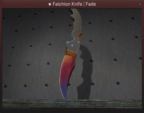 In case of some weapons, one color tone can change the price. Steam Community :: Guide :: Falchion Knife Fade Percentage Guide