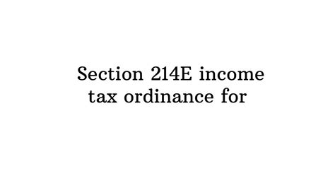 Rental income is subject to ordinary income tax.1 x research source you typically use schedule e, supplemental income and loss to calculate your taxable income on any property you own and rent out.2 x trustworthy source internal revenue service u.s. Section 214E income tax ordinance FBR - YouTube