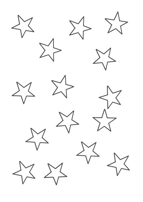 Molde de letras grandes em folha a4. Moldes de Estrelas para Imprimir e Recortar | Estrela para colorir, Estrela para imprimir e ...