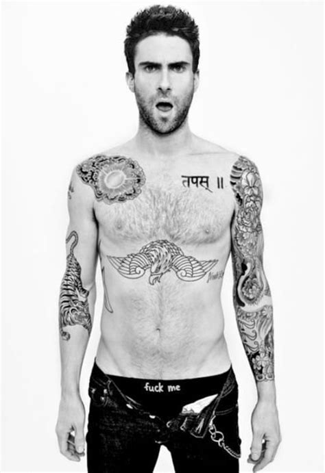 Maybe you would like to learn more about one of these? adam levine's tattoos | Adam levine shirtless, Adam levine ...