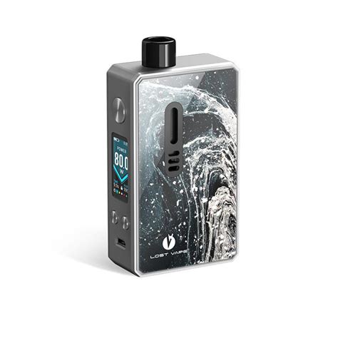 Product type:refillable pod kits, mouth to lung, compact, built in battery. Lost Vape Gemini Hybrid Pod Mod Kit | 80W - VapeLoft