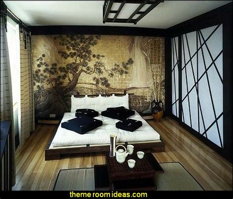 Asian themed bedroom designs are especially suitable for small bedrooms as the interior is designed to create a feeling of space and airiness. Decorating theme bedrooms - Maries Manor: oriental theme ...