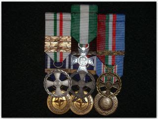 Medaglia d'oro al valore dell'arma dei carabinieri medaglia d'oro al valore della guardia di finanza croce d'onore alle vittime di atti di terrorismo/atti ostili fuori area Medaglie & Nastrini: Composizione medagliere ESERCITO