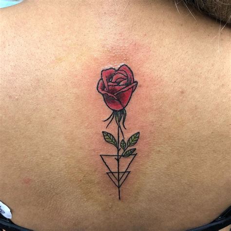 Because of their association with women, roses began to symbolize love and femininity, quickly becoming a classic ink design choice.today—whether you get a minimalist design hidden behind your ear or a string of blood red roses on your shoulder. Top 51 Best Simple Rose Tattoo Ideas - [2021 Inspiration ...