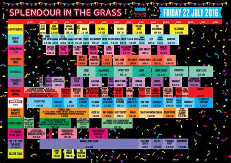 Two door cinema club withdrew from the lineup and were replaced by uk outfit foals. Splendour In The Grass 2016 Set Times Announced - Music Feeds