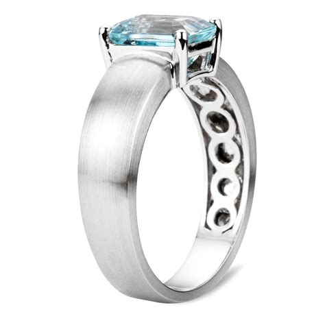 Das kostbarste edelmetall der welt. PLATINITY Ring 1 Aquamarin ca. 1,50ct Platin 950 - QVC.de