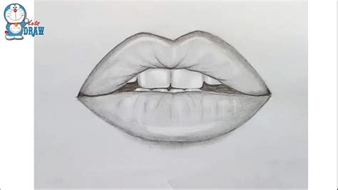 Anime mouths are pretty easy to it focuses on female lips but some examples can also be used for drawing male lips. How to draw Lips by pencil step by step - YouTube