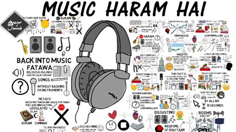 Playing instruments of music is a great sin. Music Haram Kyu H ?? || Nadeem Khan Animated Lecture - YouTube