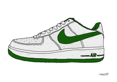 Main croquis dessiné des chaussures de sport, chaussures de sport pour l'été. chaussure basket dessin