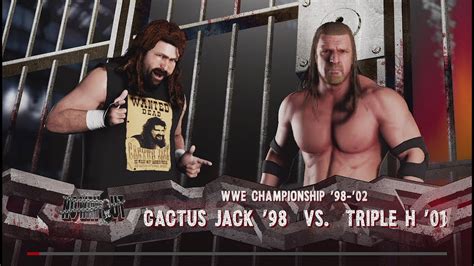 Can some1 tell me the match please 1 decade ago. WWE 2K18 (PS4) Triple H vs Cactus Jack Hell in a Cell No ...