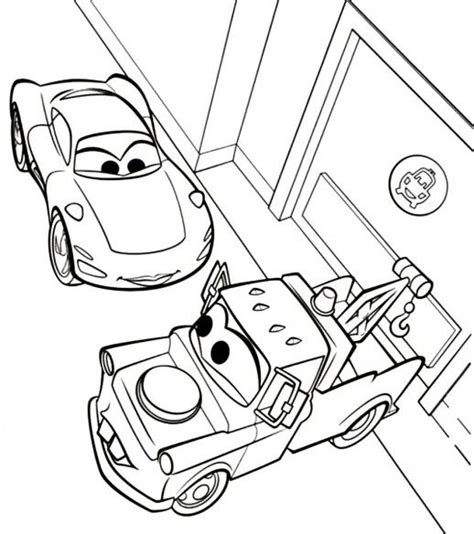 Click the tow mater from cars 3 coloring pages to view printable version or color it online (compatible with ipad and android tablets). Sally And Mater Meet At Street Disney Cars Coloring Pages ...