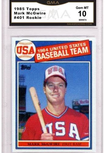 Common flaws with baseball cards include: Mark McGwire Rookie Card Values - GMA Grading, Sports Card Grading