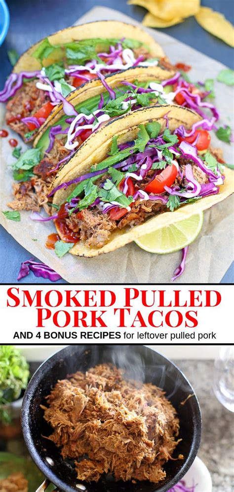 Because wasting bbq leftovers is a missed steak. Smoked Pulled Pork Tacos | Recipe | Pulled pork recipes ...