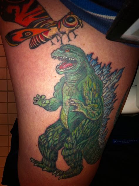 Bring reptilian instincts to life with legendary japanese kaiju ink ideas in all shapes and styles. Godzilla tattoo | Tattoos | Pinterest | Godzilla and ...