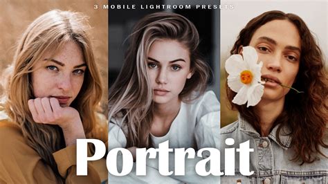 Индонезия добавлен 25 сен 2015. 3 Portrait - Lightroom Mobile Presets - AR Editing