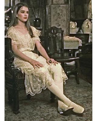 Pretty baby, a movie of white lace and ruffles. Brooke Shields as "Violet" in in Louie Malle's American film debut, 'Pretty Baby,' 1978 ...