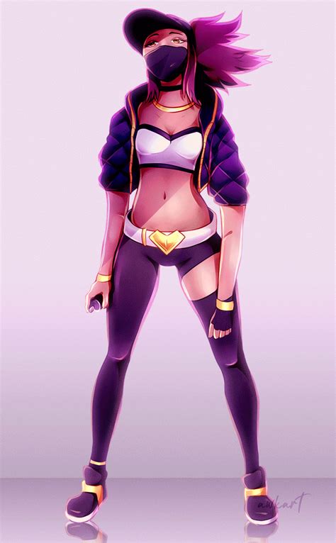 Find the best league of legends 4k wallpaper on getwallpapers. Animated KDA Akali by awkwaard | Rubiusomg, Anime, Dibujos