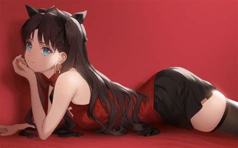 Maybe you would like to learn more about one of these? Обои Rin Tohsaka / Рин Тосака персонаж из аниме Судьба ...