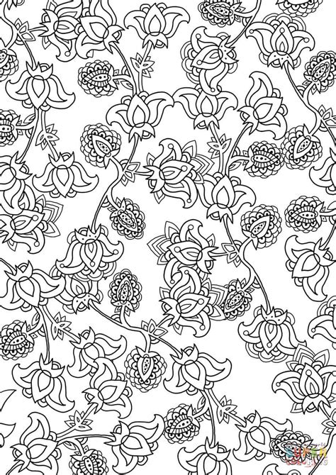 Download 650,000+ royalty free floral pattern vector images. Floral Pattern coloring page | Free Printable Coloring Pages