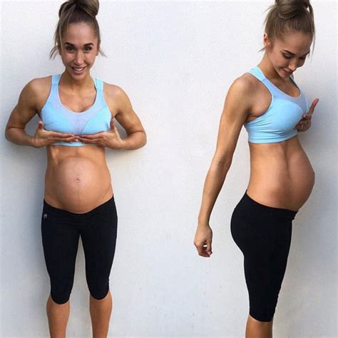 Wirkliche auskunft über das geschlecht gibt nur ein gutes ultraschallgerät, eine fruchtwasseruntersuchung oder das baby selbst bei der geburt. Bar Refaeli Babybauch: Flacher Bauch trotz Schwangerschaft ...