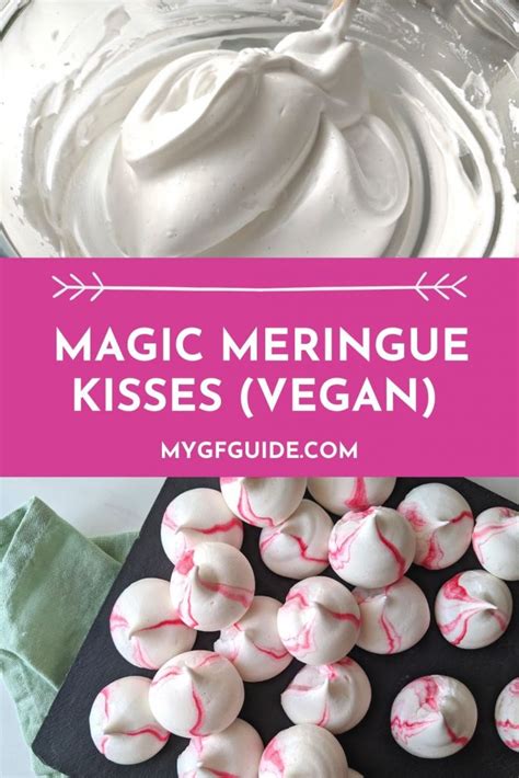 This recipe also has less tendency to break during mixing due to the ultra stable meringue from that sugar syrup. Vegan Meringue Kisses (Aquafaba Meringue) - My Gluten Free ...