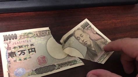 Japanese yen to brunei dollars. Break 10,000 yen bills - YouTube