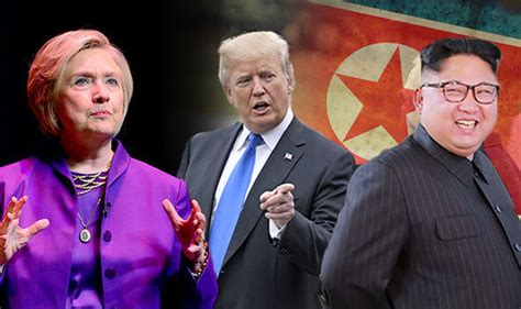 The korean teams had been combined — three north koreans were playing during the game that night. Clinton blasts Trump handling of North Korea as 'picking ...