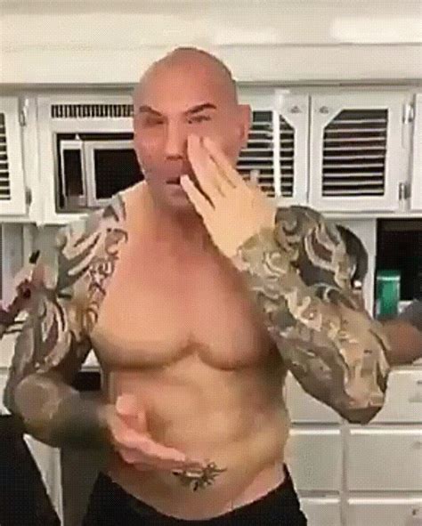 Dave bautista's hilarious story didn't get any better the longer he went on, because the sauna is the most private part of the entire process. Dave Bautista getting his Drax makeup on : interestingasfuck