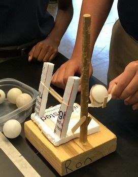 A wash rag is needed to keep a seal around the golfball. STEM Ping Pong Ball Launcher Challenge | Ball launcher, Catapult for kids, Science projects