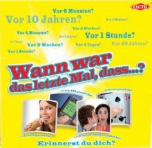 Lerne mithilfe unserer erklärung, das und dass zu unterscheiden und in zukunft nie wieder zu verwechseln. H@LL9000 - Rezension/Kritik Spiel: Wann war das letzte Mal ...