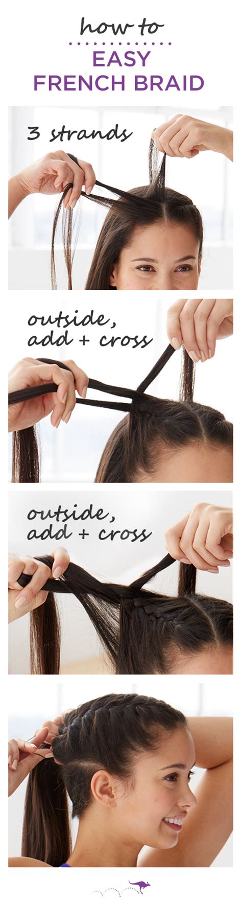 When you come up with making a simple braid, you will surely want to know more about braids. How To: Easy French Braid | Keep hair out of your face at ...