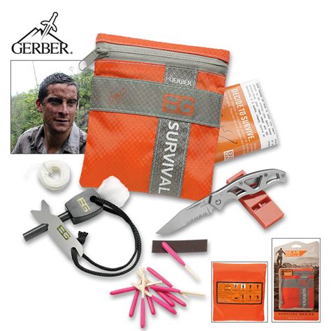 Wild, bear is put in extreme situations with little tools to survive the wilderness except his survival skills. Bear Grylls Survival Kit Basic