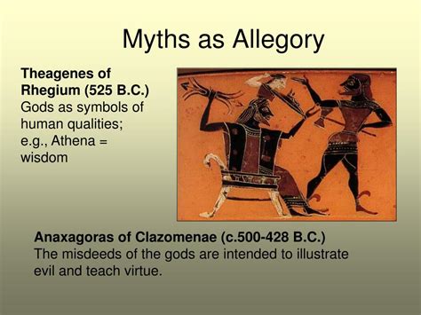 Theagenes of rhegium — rhegium is present day reggio calabria, in southern italy. (θεαγένης ὁ ῥηγῖνος) was a greek literary critic of the sixth century bc. PPT - Ways of Interpreting Myth PowerPoint Presentation ...