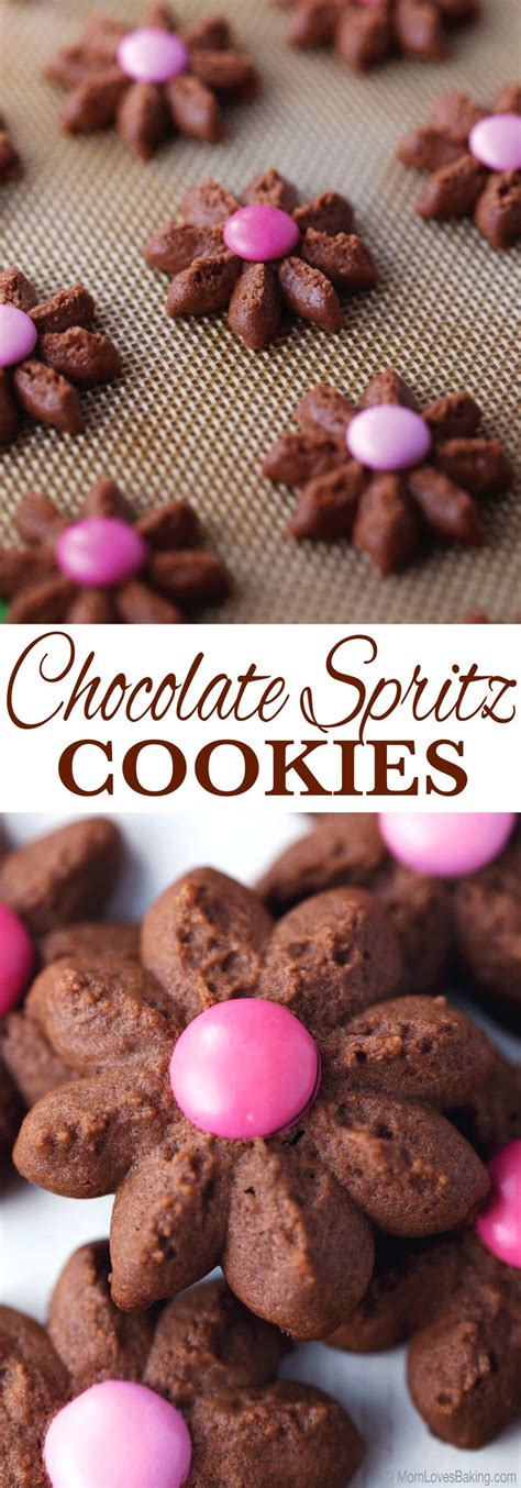 Join cookie monster, carla hall, and chef gonger for some unparalleled fun in the kitchen! Chocolate Spritz Cookies - Mom Loves Baking | Recipe | Chocolate spritz cookies, Spritz cookies ...