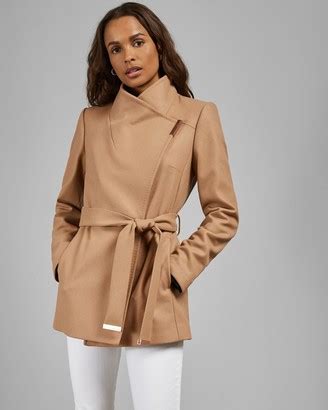 75% wool, 20% polyamide, 5% cashmere. Short Camel Coat | Shop the world's largest collection of ...