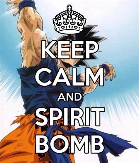 Goku's spirit bomb is often used as a powerful last resort. 397 best images about dbz, one L