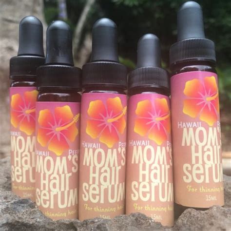 While most women spend a lot of time, money, and effort in taking care of their hair, skin, and nails, very few women actually pay. Mom's Hair Serum - Hawaii Peeps Skin+Care