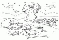Engel vertelt het de herders. 63 beste afbeeldingen van Kerst kleurplaten voor kleuters / Nativiy coloring pages for preschool ...
