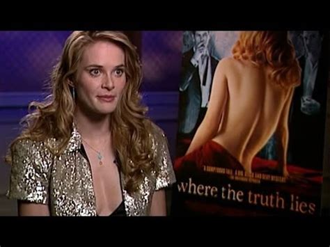 Rachel louise blanchard (born march 19, 1976) is a canadian actress. 'Where the Truth Lies' Interview - YouTube