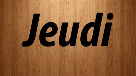 French pronunciation in a nutshell. How to Pronounce Jeudi in French / Jeudi French ...