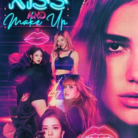 Coming soon song at the end: Blackpink Kiss And Make Up Album Cover