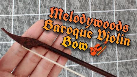 0:00 holding the violin bow 0:12 beginning bow hold 0:58 advance bow hold there are many differing opinions on how is best. Melodywoods Baroque Violin Bow Unboxing Review!! - YouTube