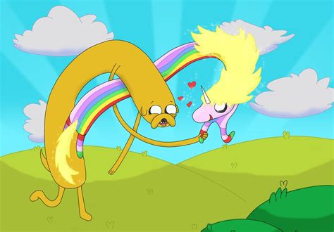 Lady rainicorn, adventure time, cartoons, animated, tv series, pendleton ward, cartoon network, american. Jake & Lady Rainicorn | Adventure Time Super Fans Wiki ...